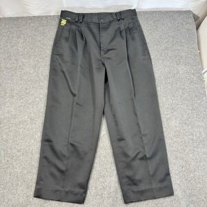 Vintage Marine Corps League Dress Pants 32x25 Black Wayne